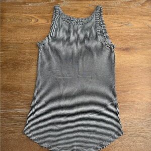 LOFT Monochrome Striped Tank Top
